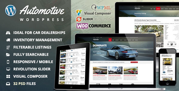 AUTOMOTIVE V8.7.1 - CAR DEALERSHIP BUSINESS WORDPRESS THEME