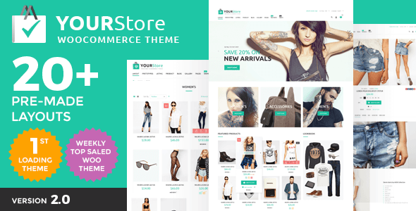 YourStore v2.0 – Responsive WordPress Woocommerce Theme