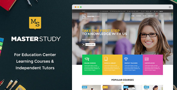 MASTERSTUDY V1.5.2 - EDUCATION CENTER WORDPRESS THEME