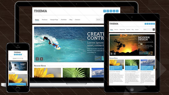 Thema - Medialoot Responsive HTML Template