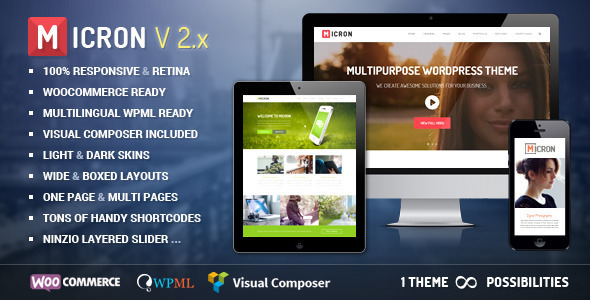 MICRON V4.4 - RETINA RESPONSIVE MULTI-PURPOSE THEME