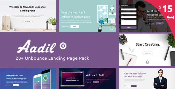 Aadil - Multi-Purpose Template with Unbounce Page Builder
