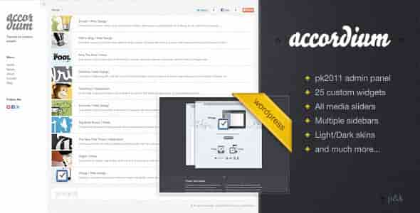 WORDPRESS ACCORDIUM THEMEFOREST THEME