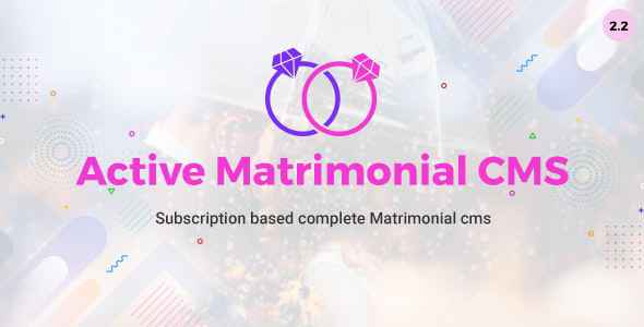 Active Matrimonial CMS v2.2 - nulled