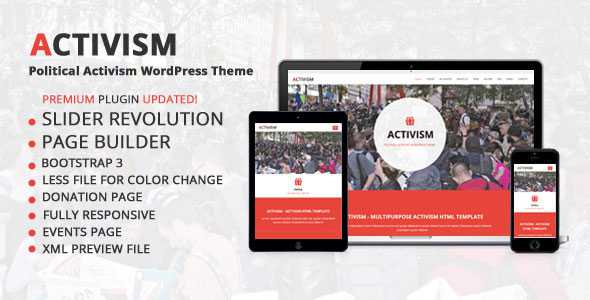 Activism - Political Activism WordPress Theme