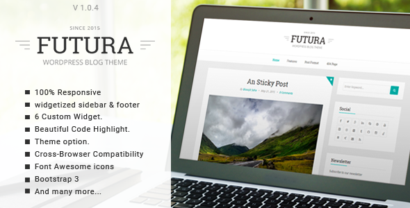 FUTURA V1.0.4 - RESPONSIVE MINIMAL BLOG THEME