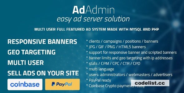 AdAdmin v4.3.3a-b - Easy full featured ad server