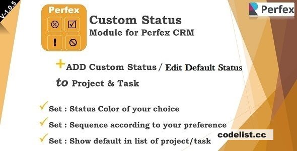 Add-on Statuses Module for Perfex CRM v1.0.8