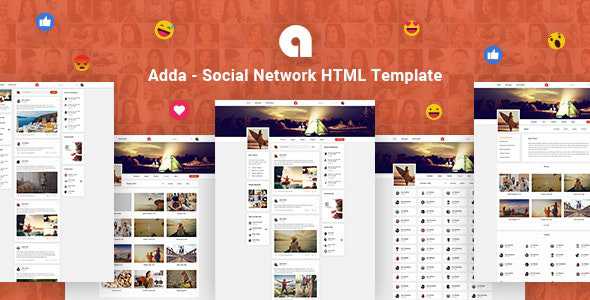 Adda v1.0 - Social Network HTML Template