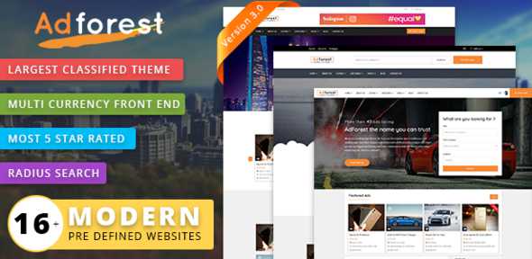 AdForest v3.1.4 - Classified Ads WordPress Theme