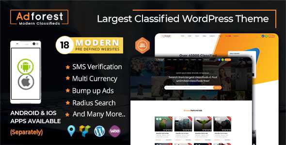 AdForest v4.0.0 - Classified Ads WordPress Theme