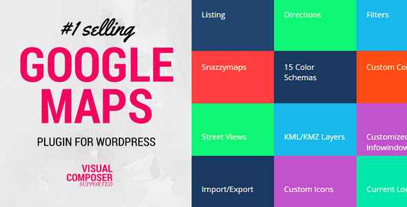 Advanced Google Maps Plugin for Wordpress v5.0.4