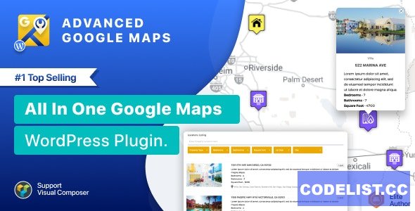 Advanced Google Maps Plugin for Wordpress v5.7.0