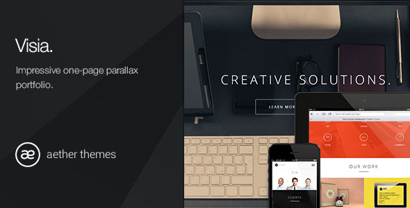 Visia - Themeforest Responsive One Page Portfolio