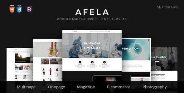 Afela - FTemplatelexible Multi-Purpose HTML5