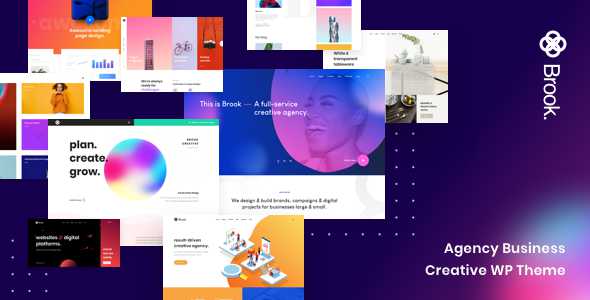 Agency Brook v1.8.0 - Agency Business Creative WordPress Theme