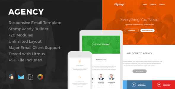 Agency - Responsive Email Template