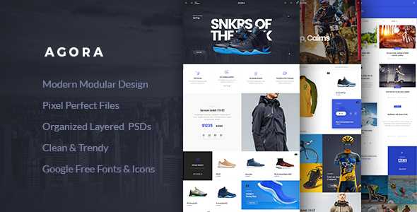 Agora – eCommerce PSD Template
