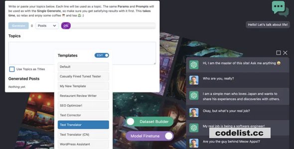 AI Engine Pro v3.3.8 - ChatGPT Chatbot, GPT Content Generator, Custom Playground &amp; Features