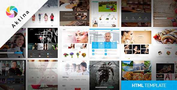 Aktina - Responsive Multi-Purpose HTML Template