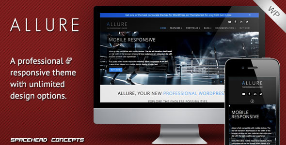 ALLURE - PROFESSIONAL RESPONSIVE THEMEFOREST WP THEME