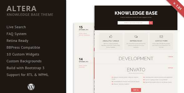 Altera v1.01 - Knowledge Base Wordpress Theme