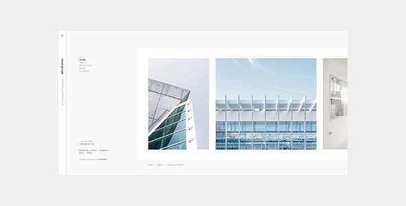 Alvar v2.0.0.1 - Minimal and Modern Portfolio Theme for Photographers