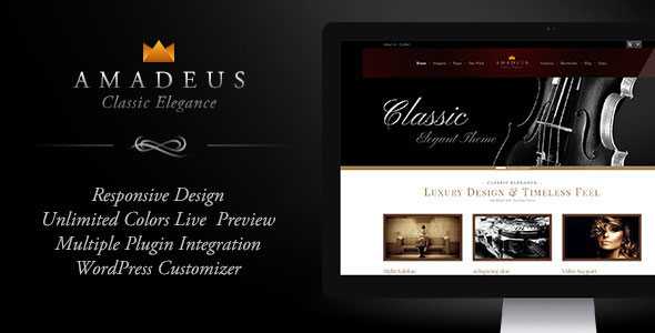 AMADEUS v1.2.1 - Classic & Elegant WP Theme