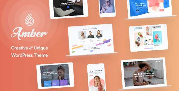 Amber Six v1.1 - Creative and Multipurpose WordPress Theme