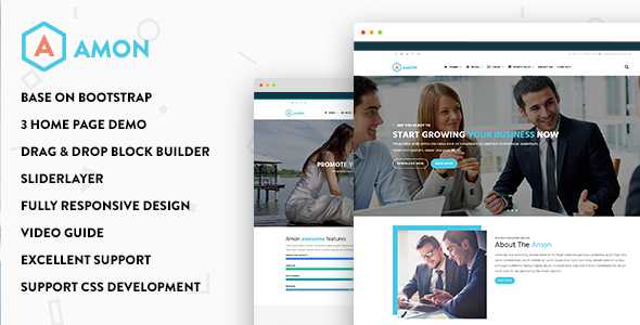 Amon - Responsive Business Drupal Theme
