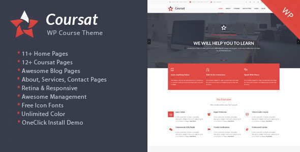 COURSAT - MULTIPURPOSE WORDPRESS ENQUIRY PORTAL