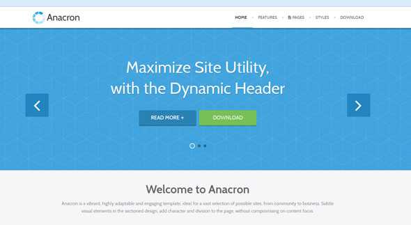 Anacron - RockeTheme Joomla Template