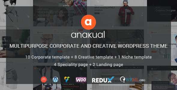 Anakual v1.1 - Multipurpose Corporate and Creative
