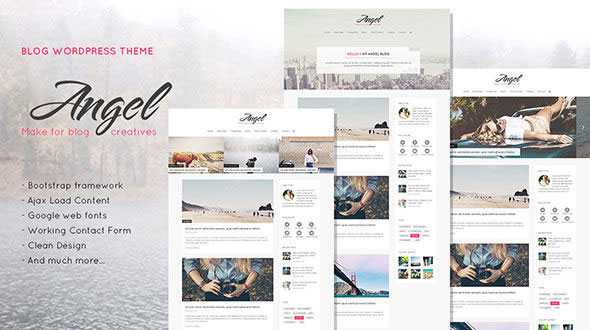 Angel – Creative & Elegant Blog WordPress Theme