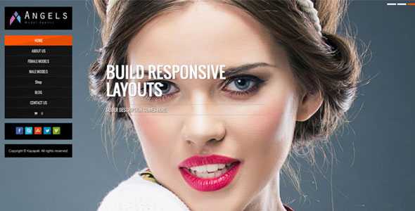Angel - Fashion Model Agency WordPress CMS Theme
