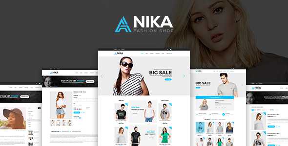 Anika Fashion Shop PSD Template
