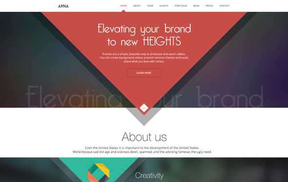 Anna- Flat Creative Design