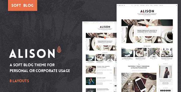 Anne Alison v1.2.0 - Soft Personal Blog Theme