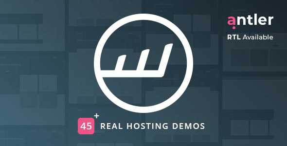 Antler v2.0.9 - Hosting Provider & WHMCS Template