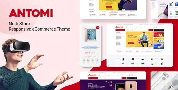 Antomi v1.0.0 - Multipurpose OpenCart Theme (Included Color Swatches)