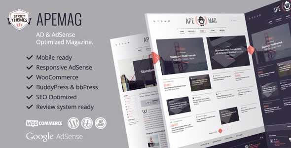 Apemag v1.0.6 - Stylish magazine with review system