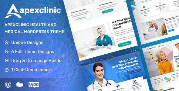 ApexClinic v1.2.0 - Health & Medical Theme