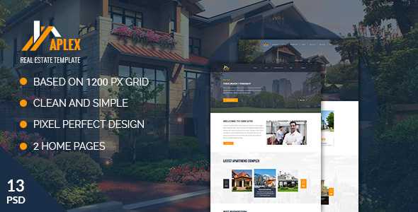 Aplex - Apartment Complex PSD Template