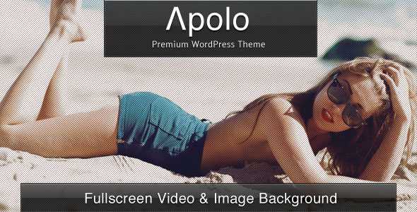 Apolo - Themeforest Fullscreen Video & Image Background + Audio