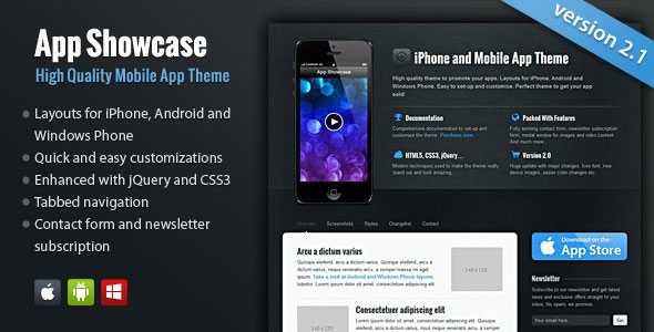App Showcase - iPhone and Mobile App