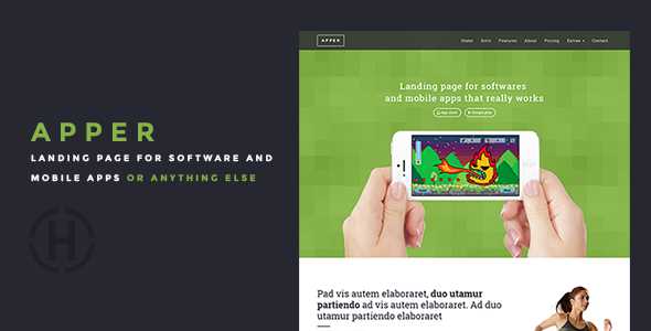 Apper - Landing Page