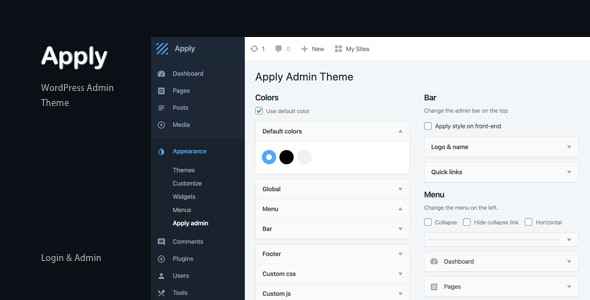 Apply v1.0.0 - WordPress Admin Theme