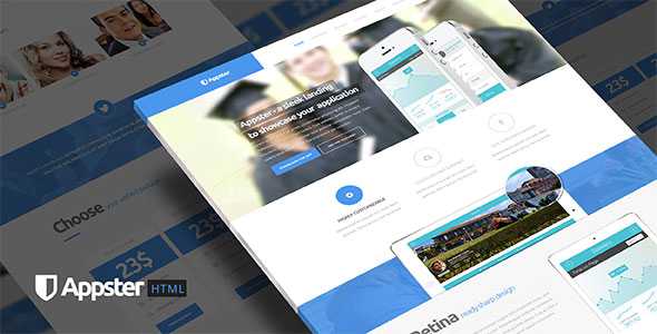 Appster v1.2.0 - Clean & Minimal App Landing Page Html Template
