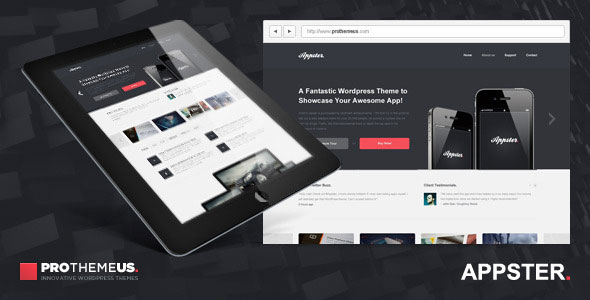 APPSTER - THEMEFOREST RESPONSIVE BUSINESS & PORTFOLIO WP THEME