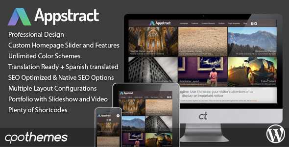 Appstract - Themeforest Portfolio & Photography Theme